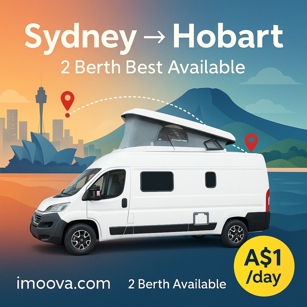 2 Berth Best Available available for relocation from Sydney to Hobart