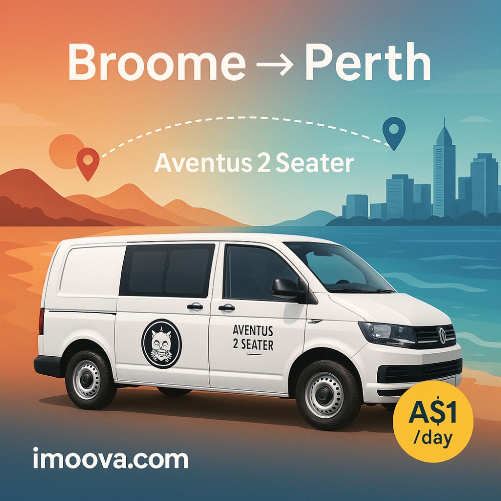 Aventus 2 Seater available for relocation from Broome to Perth