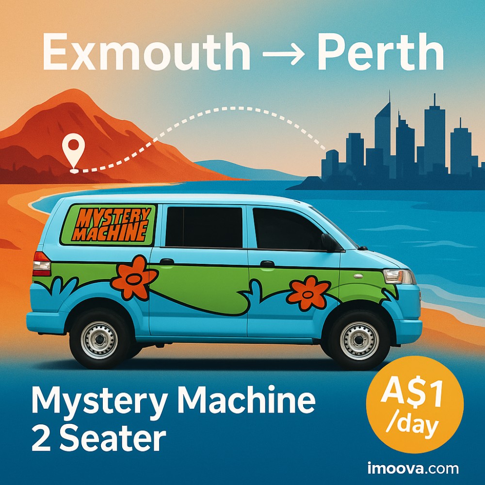 Mystery Machine 2 Seater available for relocation from Exmouth to Perth