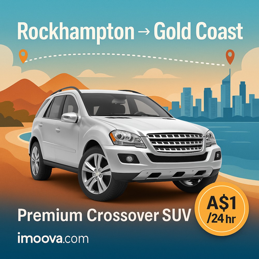 Premium Crossover SUV available for relocation from Rockhampton to Gold Coast