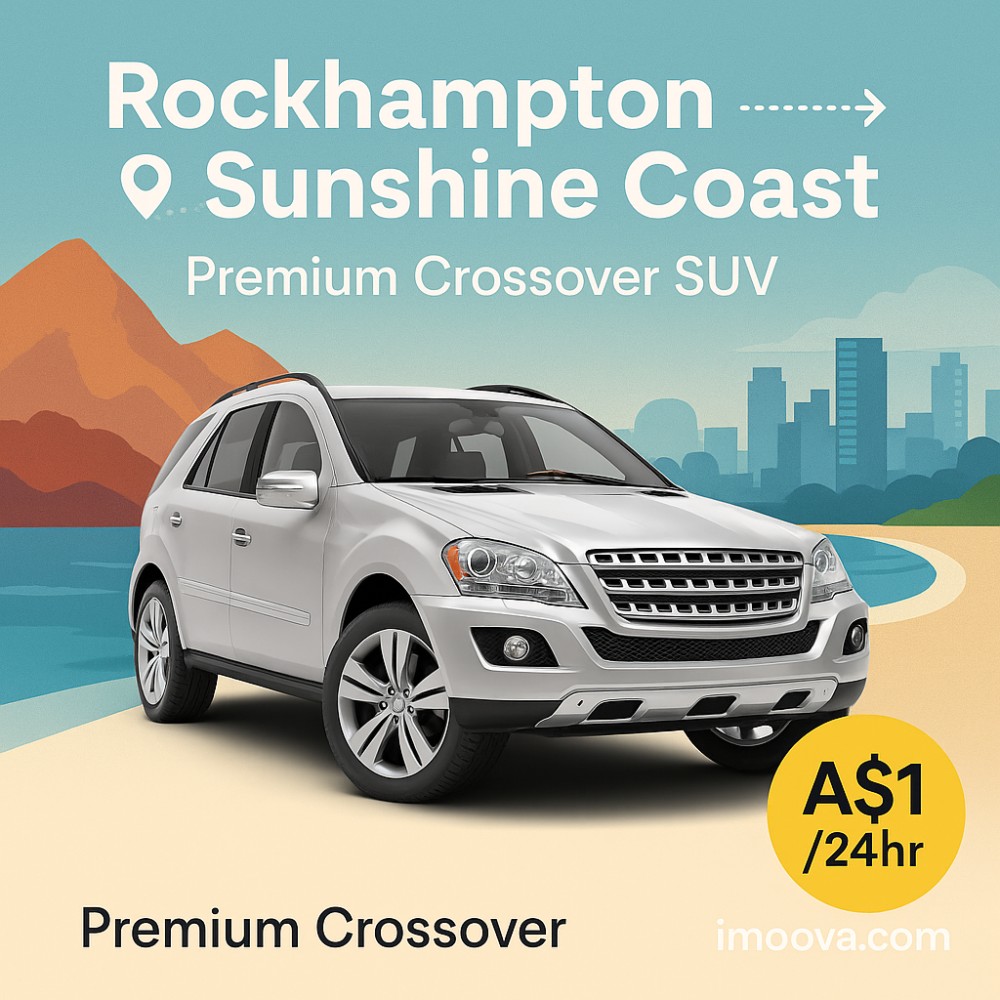Premium Crossover SUV available for relocation from Rockhampton to Sunshine Coast