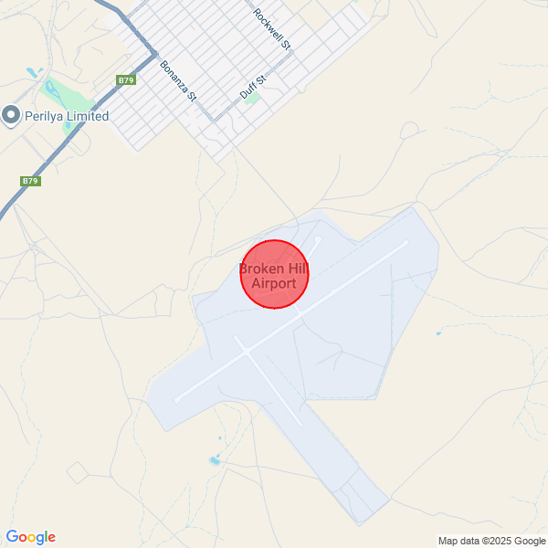 map of departure location