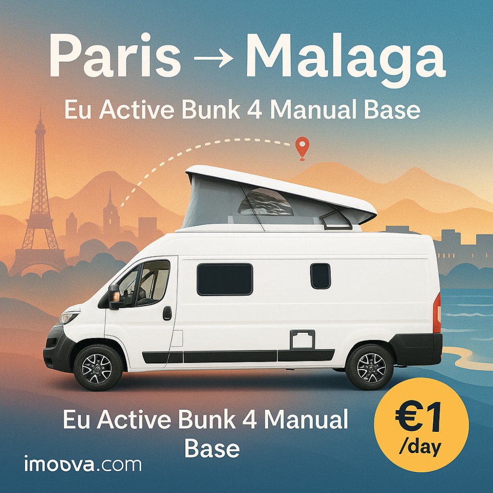 Eu Active Bunk 4 Manual Base available for relocation from Paris to Malaga