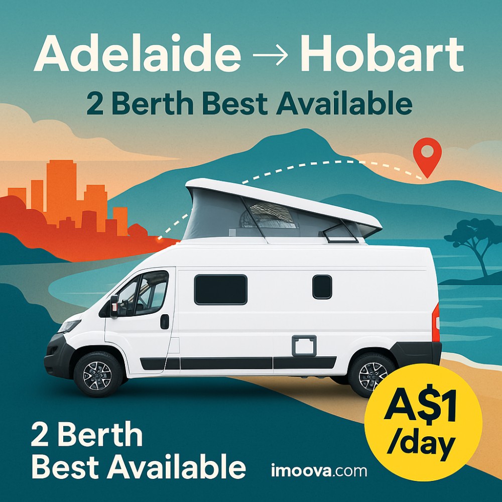 2 Berth Best Available available for relocation from Adelaide to Hobart