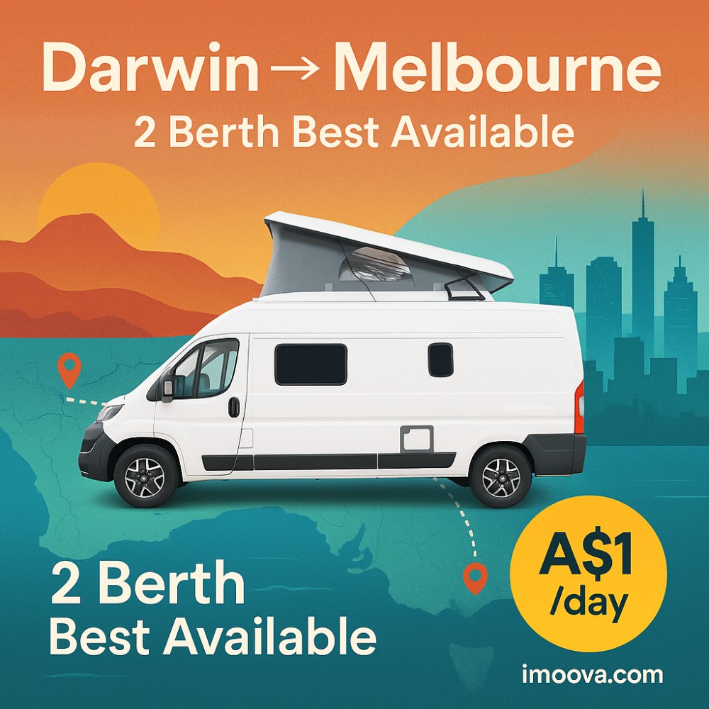 2 Berth Best Available available for relocation from Darwin to Melbourne