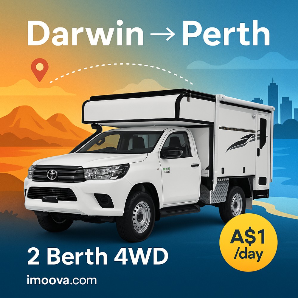 2 Berth 4WD available for relocation from Darwin to Perth