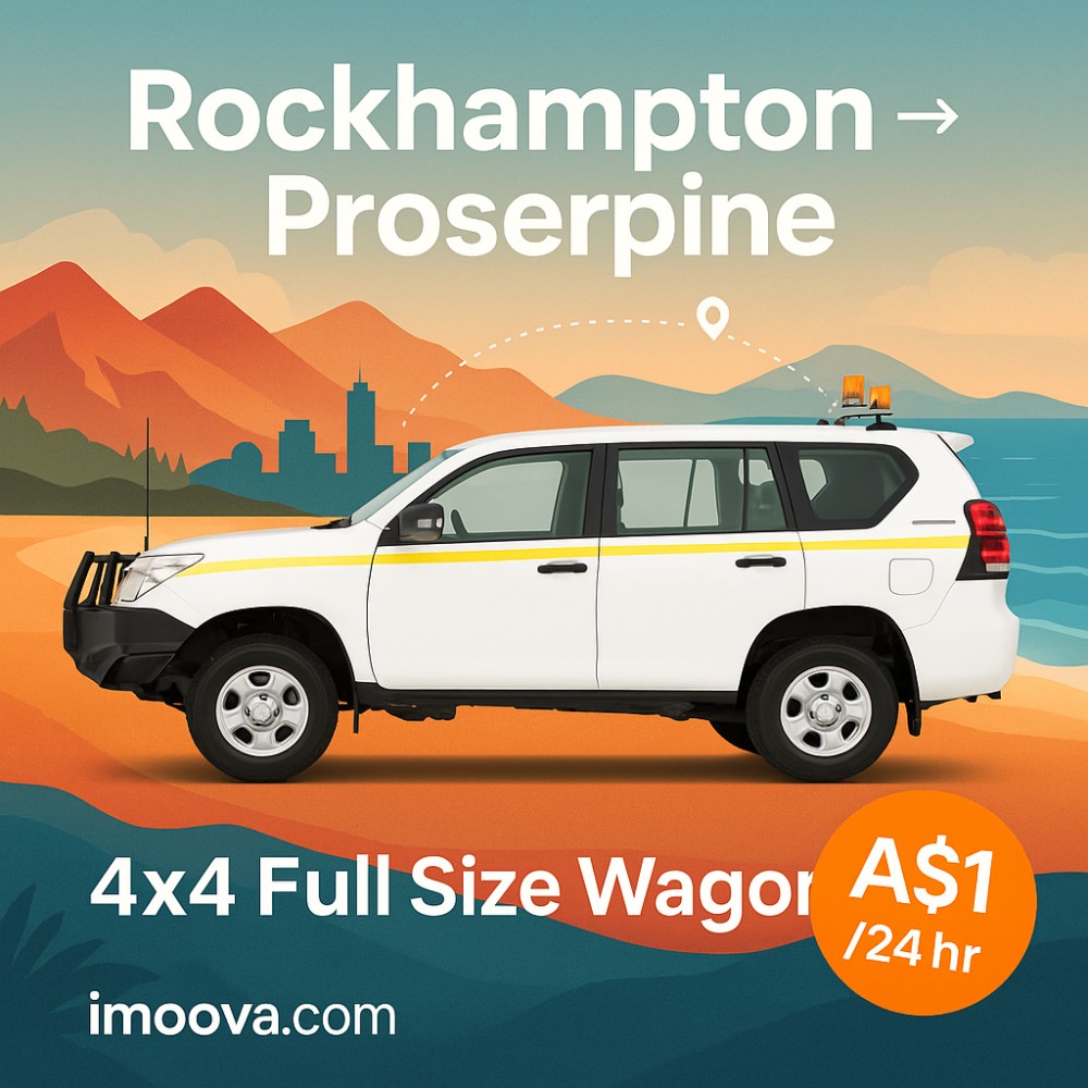 4x4 Full Size Wagon available for relocation from Rockhampton to Proserpine