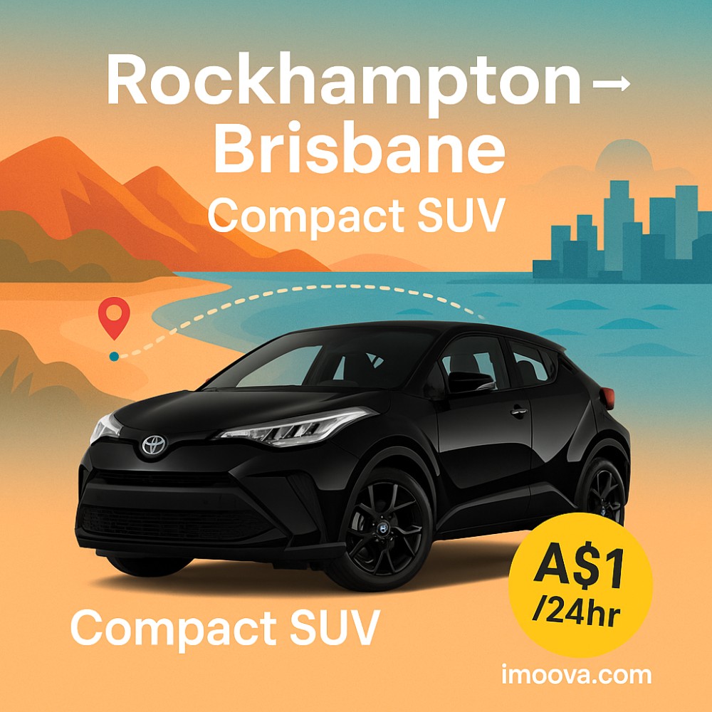 Compact SUV available for relocation from Rockhampton to Brisbane