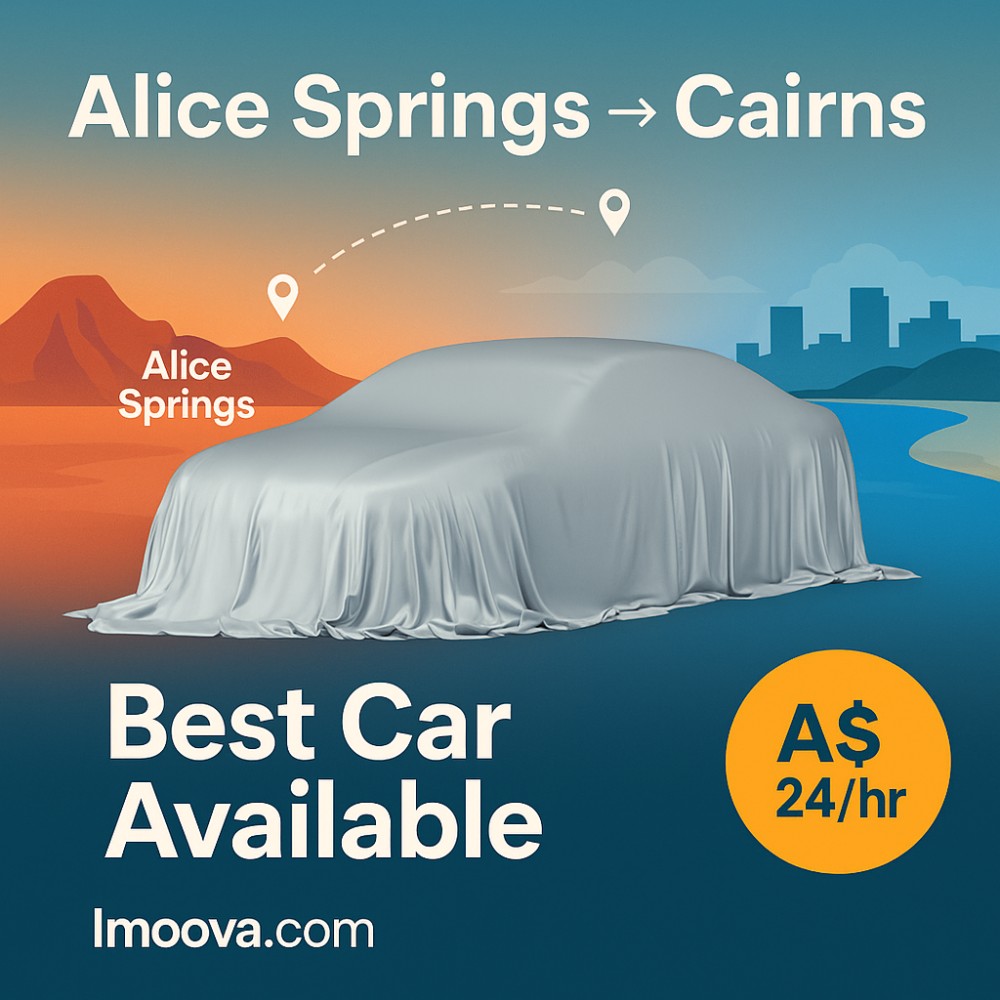 Best Car Available available for relocation from Alice Springs to Cairns