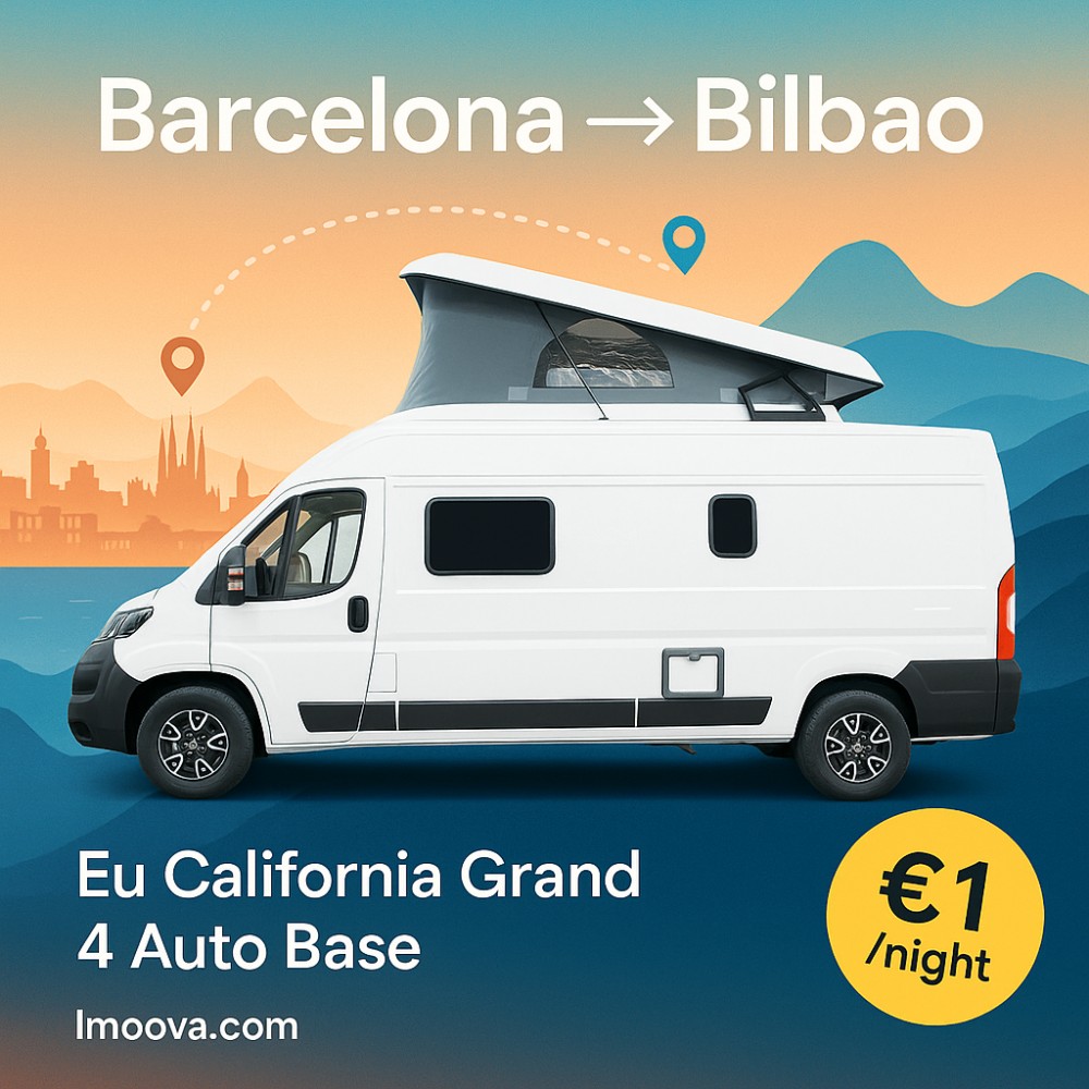 Eu California Grand 4 Auto Base available for relocation from Barcelona to Bilbao