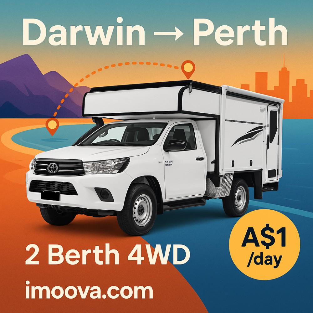 2 Berth 4WD available for relocation from Darwin to Perth
