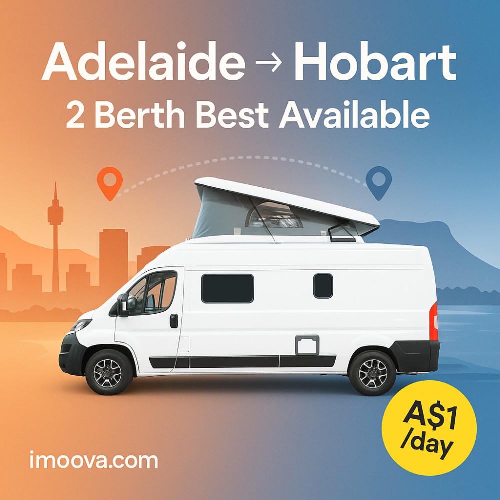2 Berth Best Available available for relocation from Adelaide to Hobart