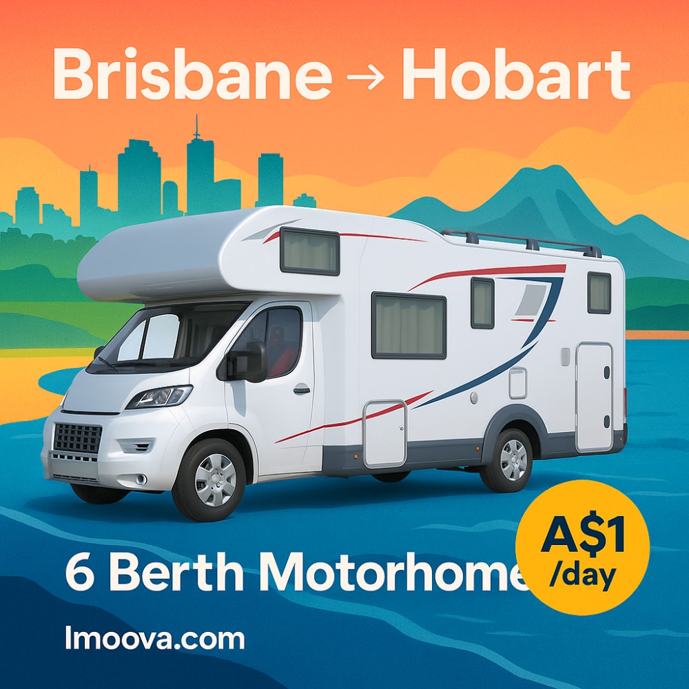 6 Berth Motorhome available for relocation from Brisbane to Hobart