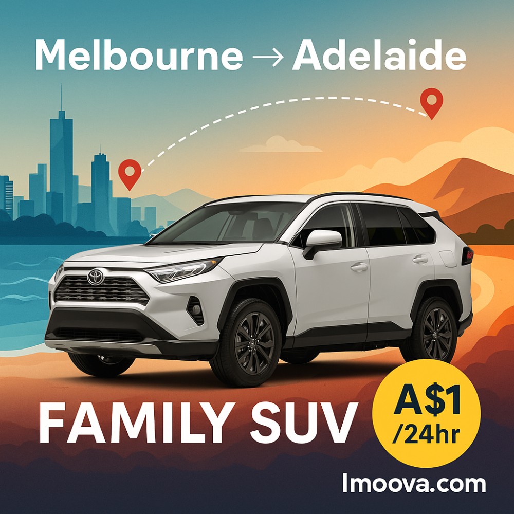 FAMILY SUV available for relocation from Melbourne to Adelaide