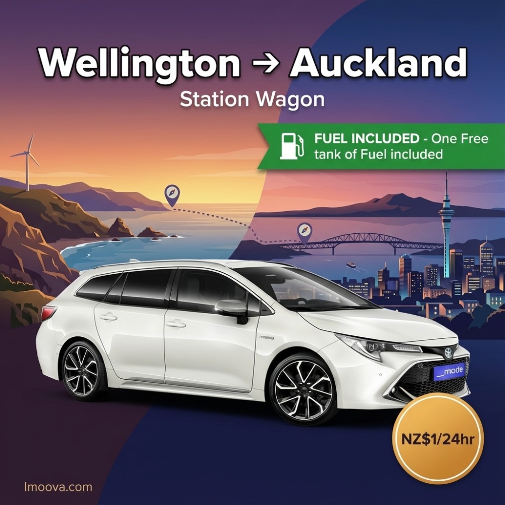 Station Wagon available for relocation from Wellington to Auckland