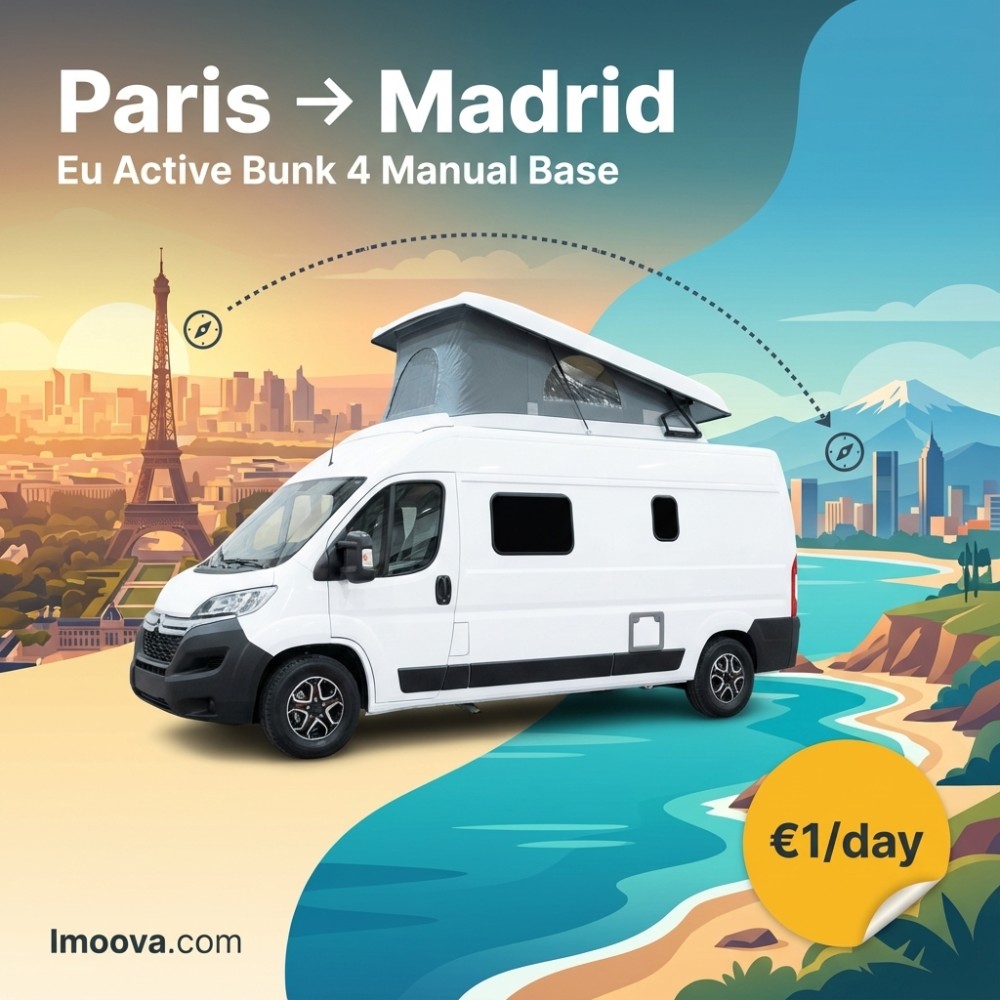 Eu Active Bunk 4 Manual Base available for relocation from Paris to Madrid