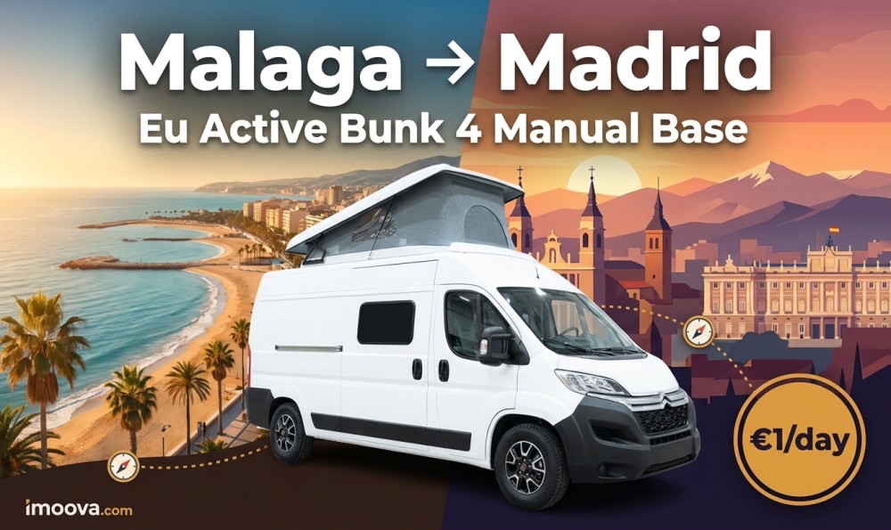 Eu Active Bunk 4 Manual Base available for relocation from Malaga to Madrid