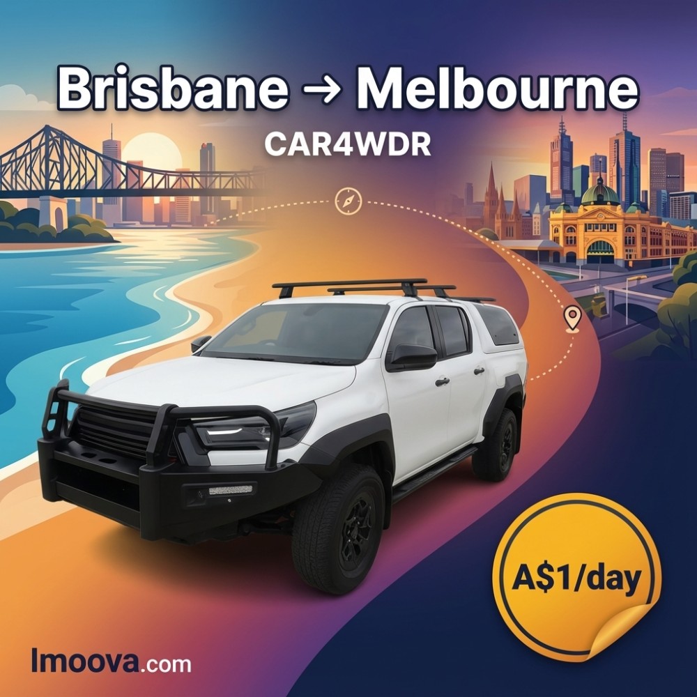 CAR4WDR available for relocation from Brisbane to Melbourne