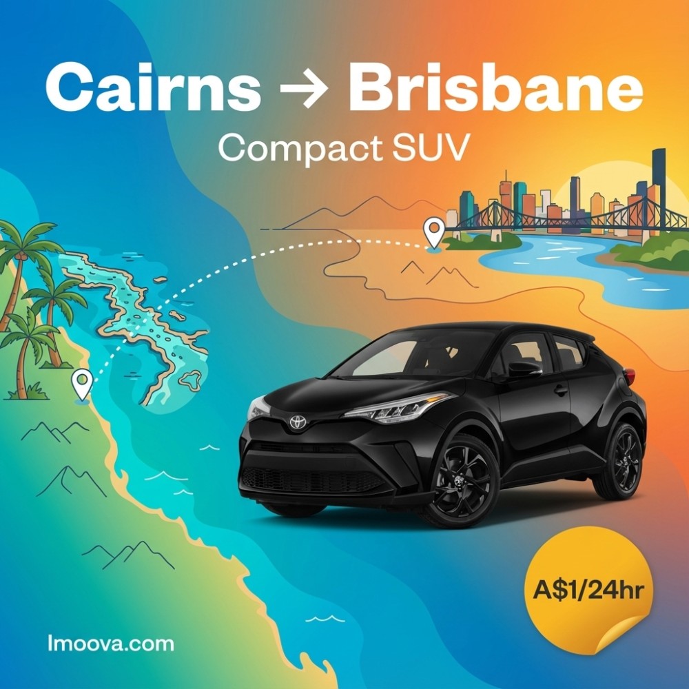 Compact SUV available for relocation from Cairns to Brisbane