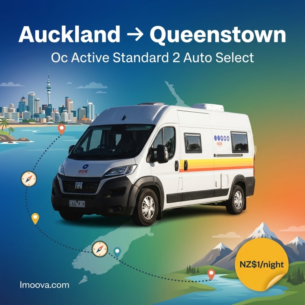Oc Active Standard 2 Auto Select available for relocation from Auckland to Queenstown