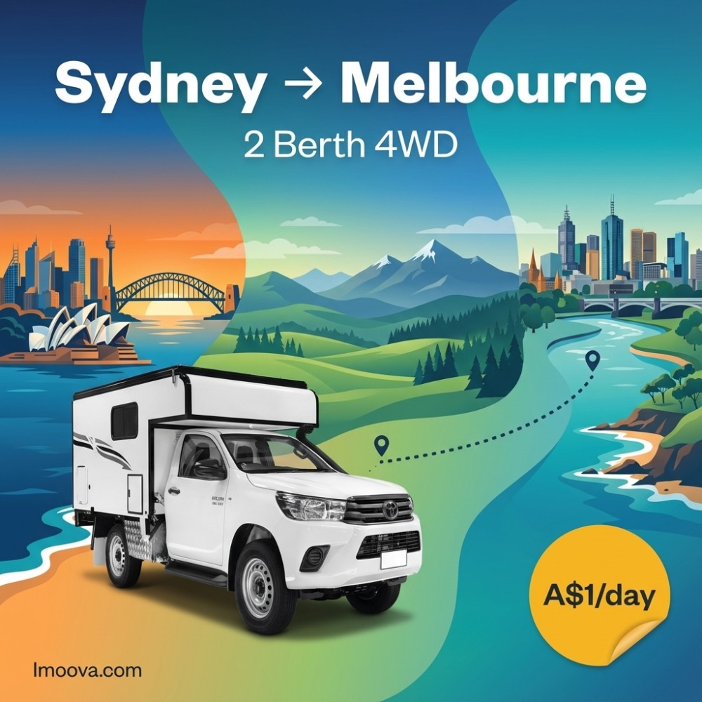2 Berth 4WD available for relocation from Sydney to Melbourne