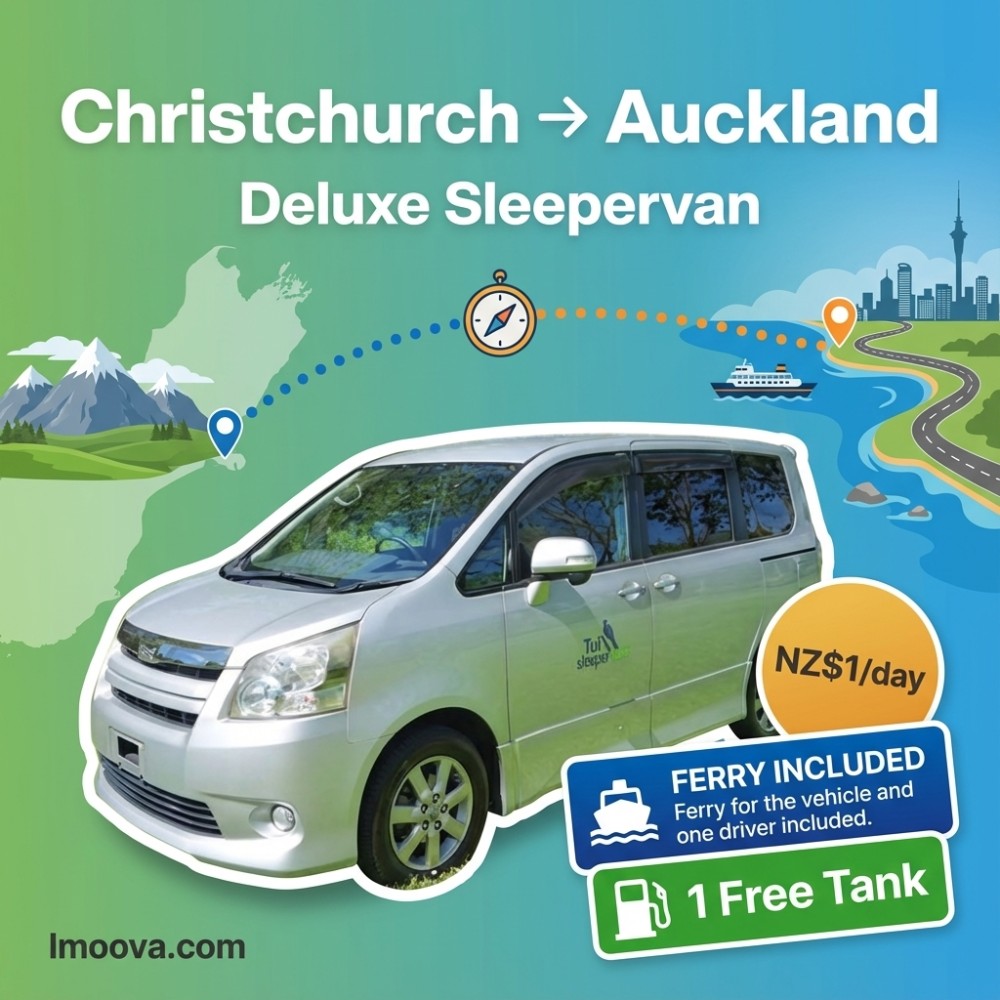 Deluxe Sleepervan available for relocation from Christchurch to Auckland