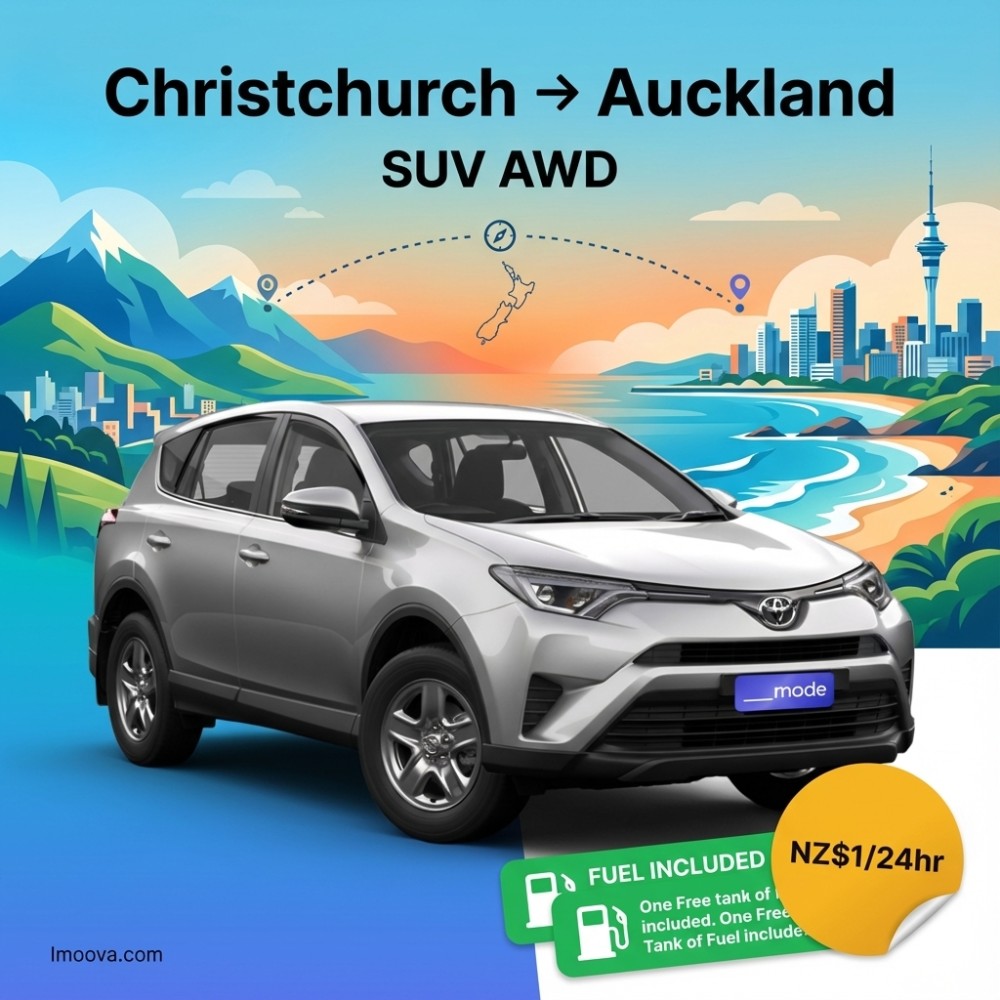 SUV AWD available for relocation from Christchurch to Auckland