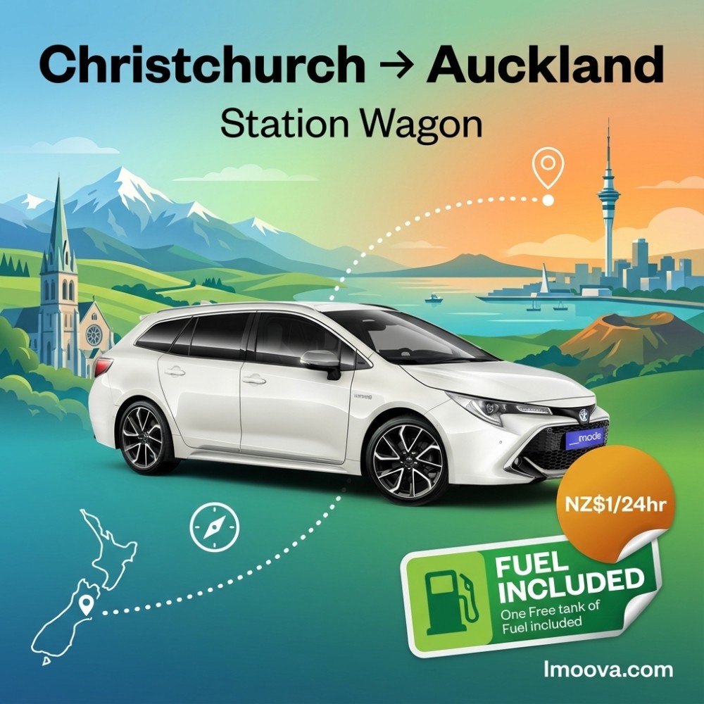 Station Wagon available for relocation from Christchurch to Auckland