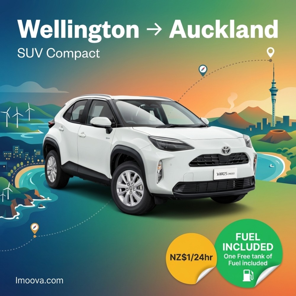 Wellington to Auckland