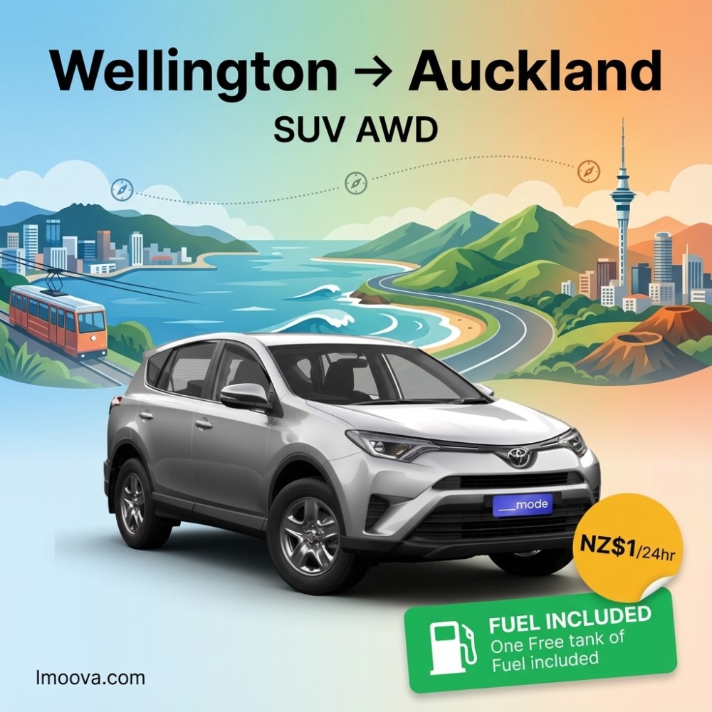 SUV AWD available for relocation from Wellington to Auckland