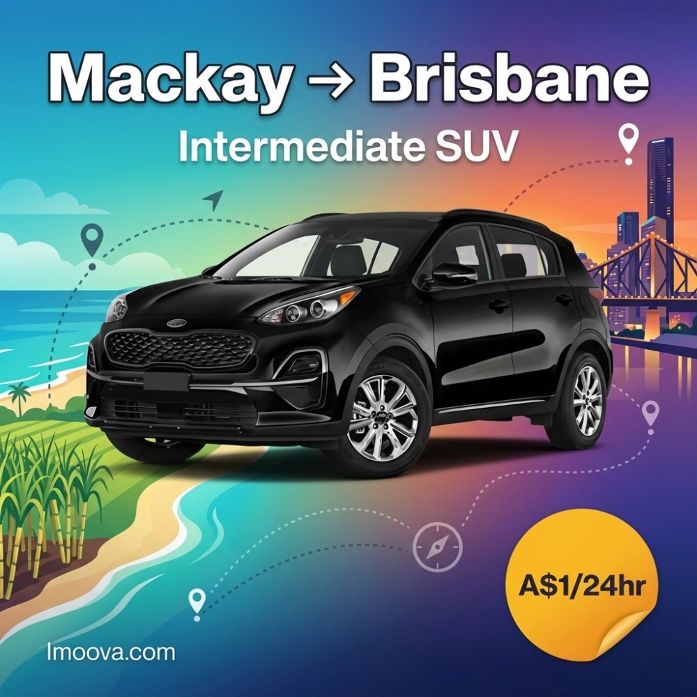 Intermediate SUV available for relocation from Mackay to Brisbane