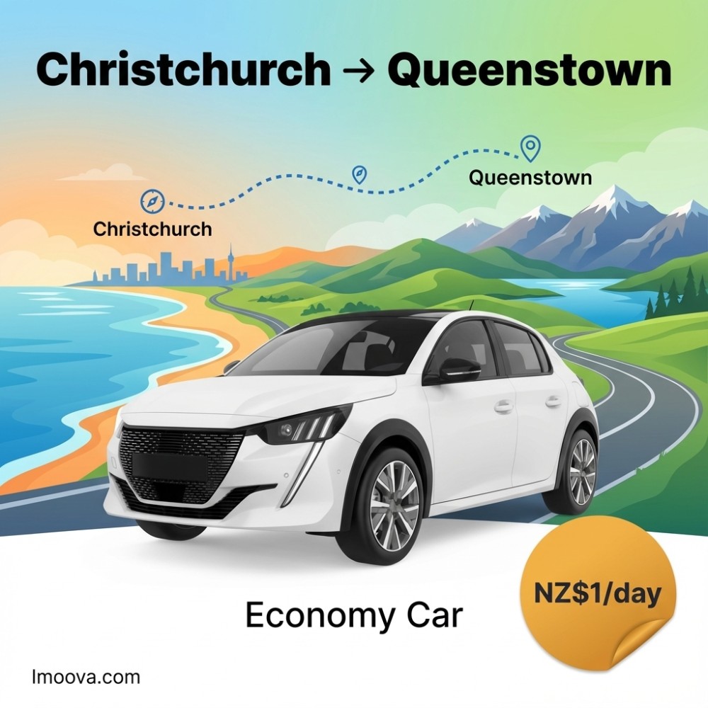 Economy Car available for relocation from Christchurch to Queenstown