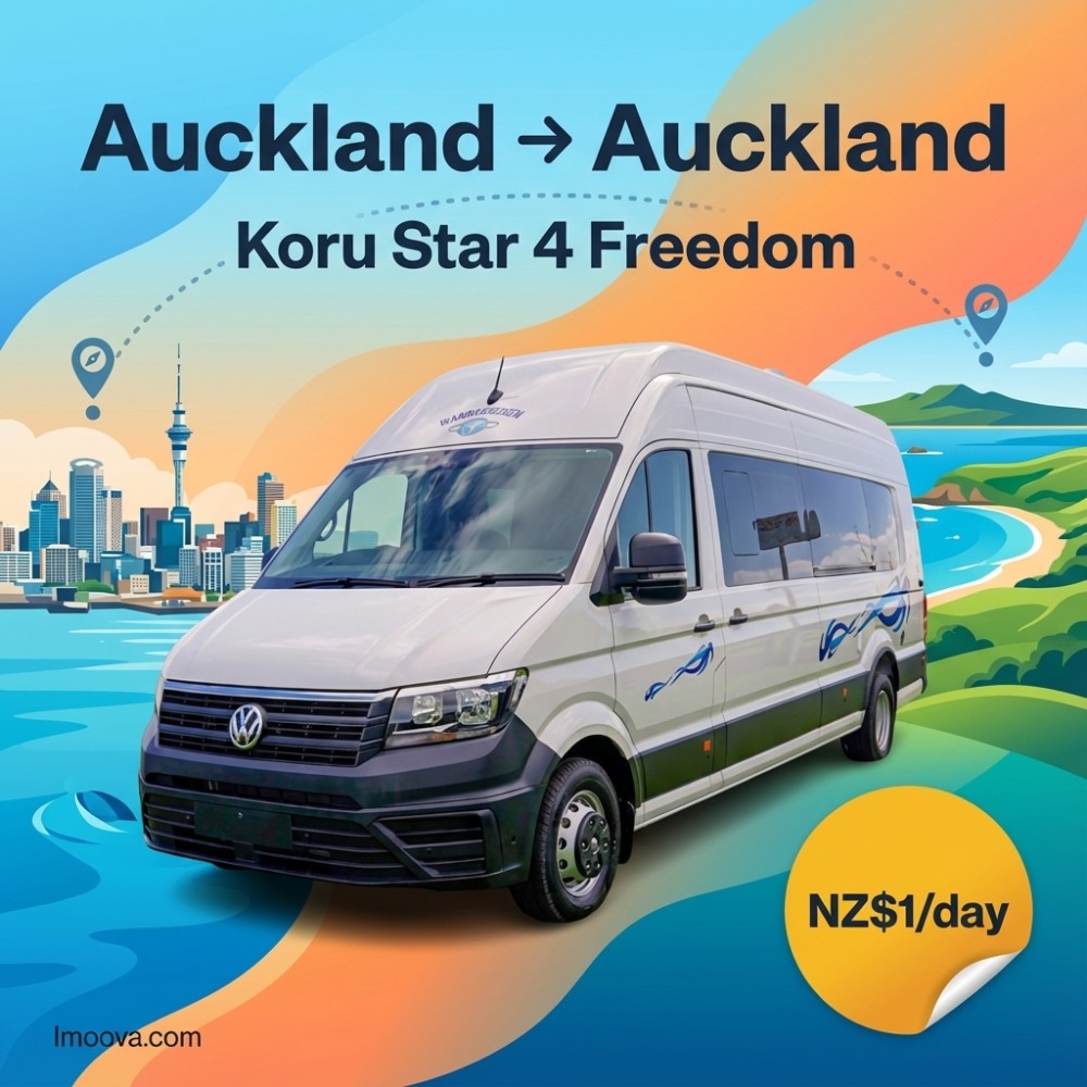 Koru Star 4 Freedom available for relocation from Auckland to Auckland
