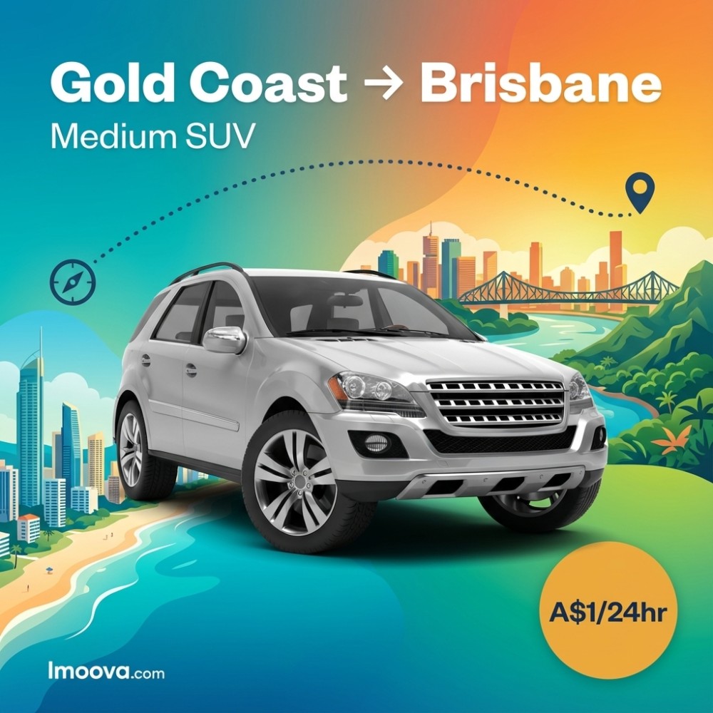 Medium SUV available for relocation from Gold Coast to Brisbane