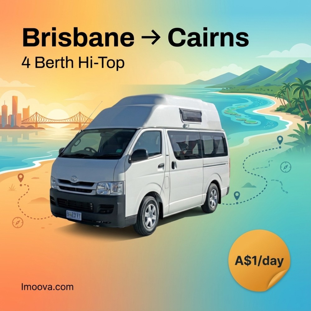 4 Berth Hi-Top available for relocation from Brisbane to Cairns