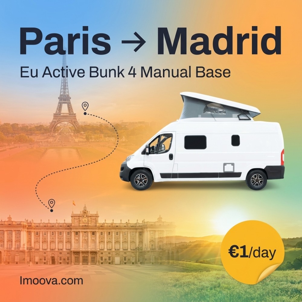 Eu Active Bunk 4 Manual Base available for relocation from Paris to Madrid