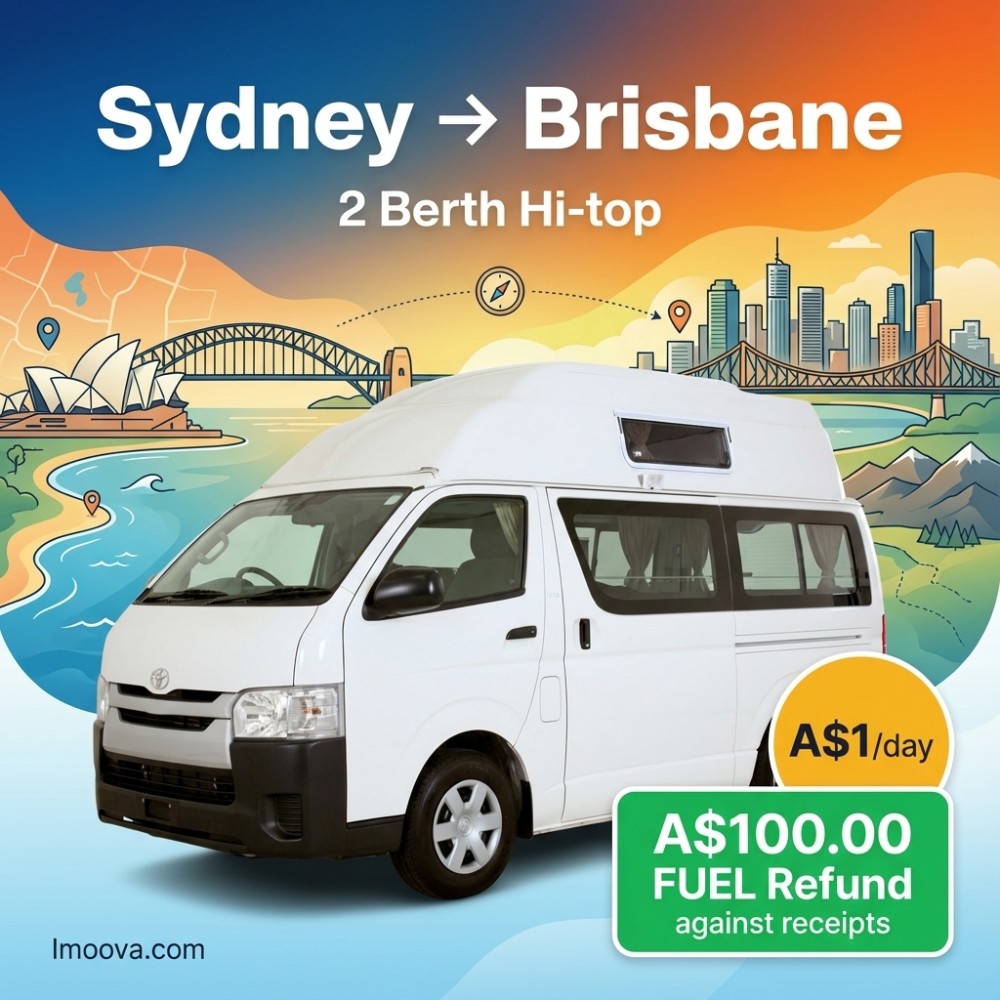 2 Berth Hi-top available for relocation from Sydney to Brisbane