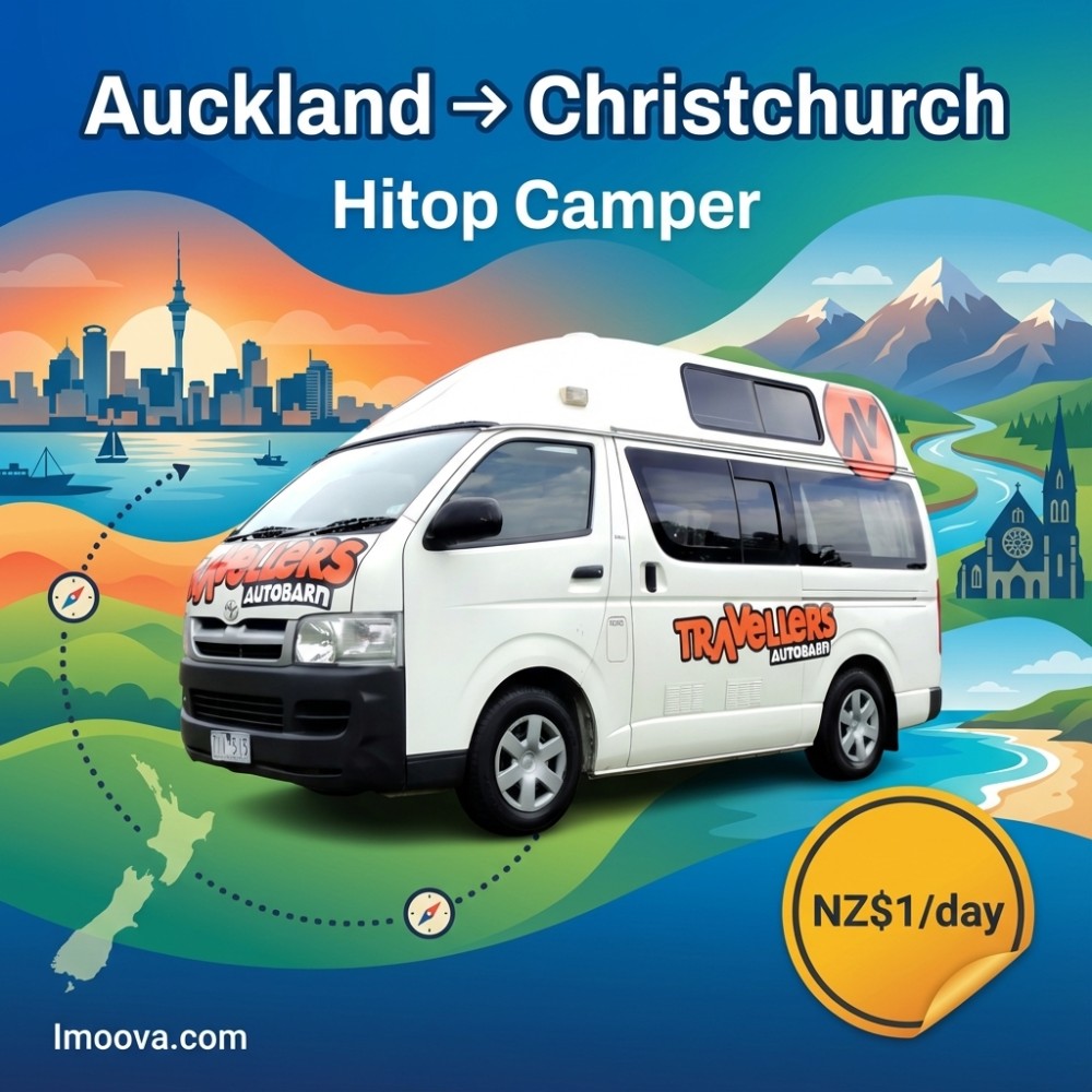 Hitop Camper available for relocation from Auckland to Christchurch