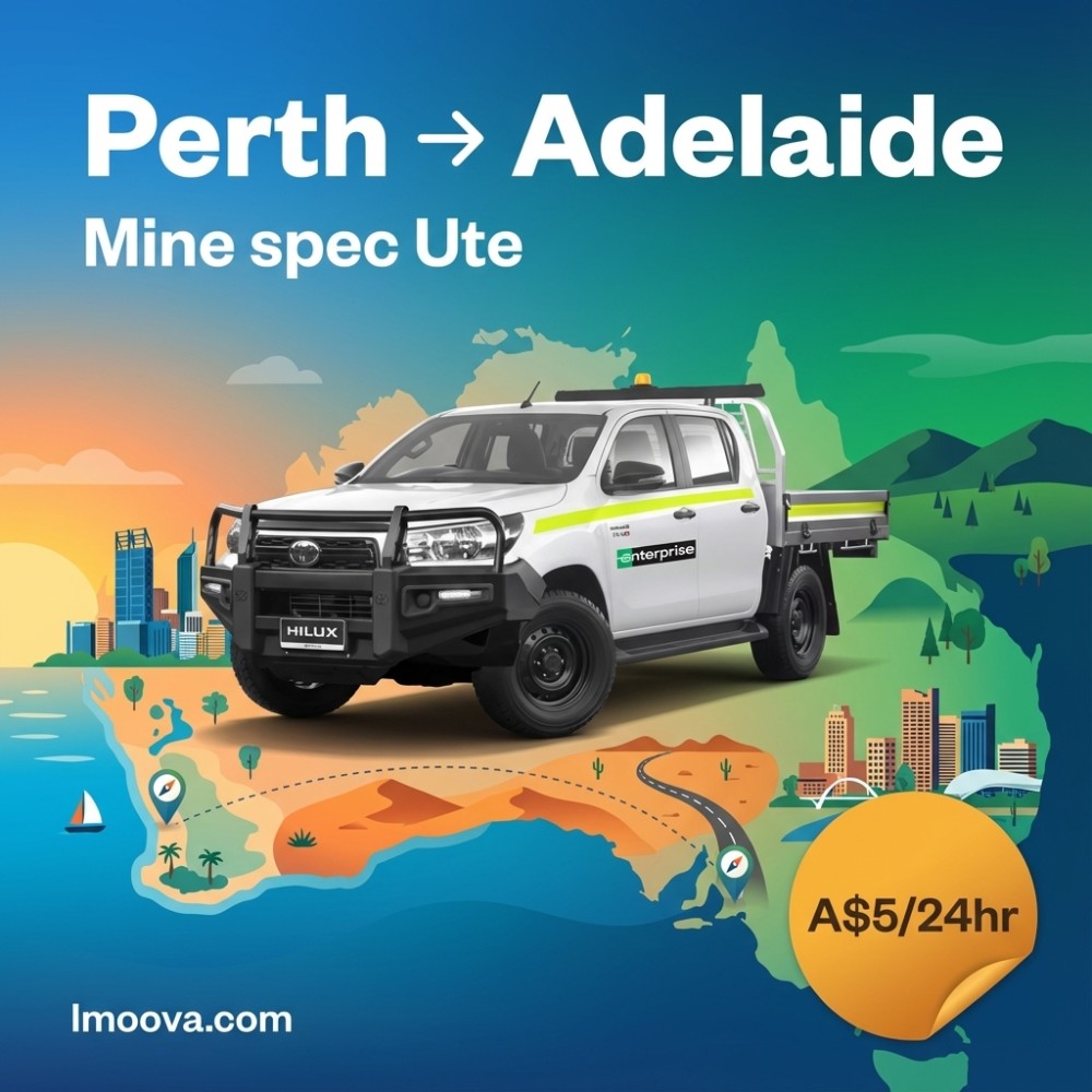Mine spec Ute available for relocation from Perth to Adelaide