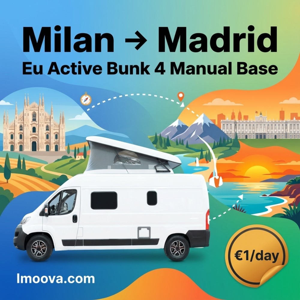 Eu Active Bunk 4 Manual Base available for relocation from Milan to Madrid