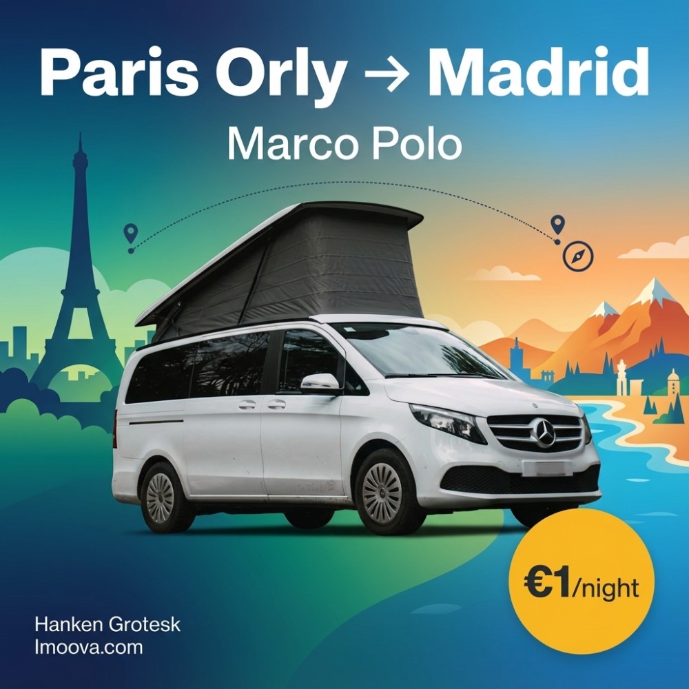 Marco Polo available for relocation from Paris Orly to Madrid