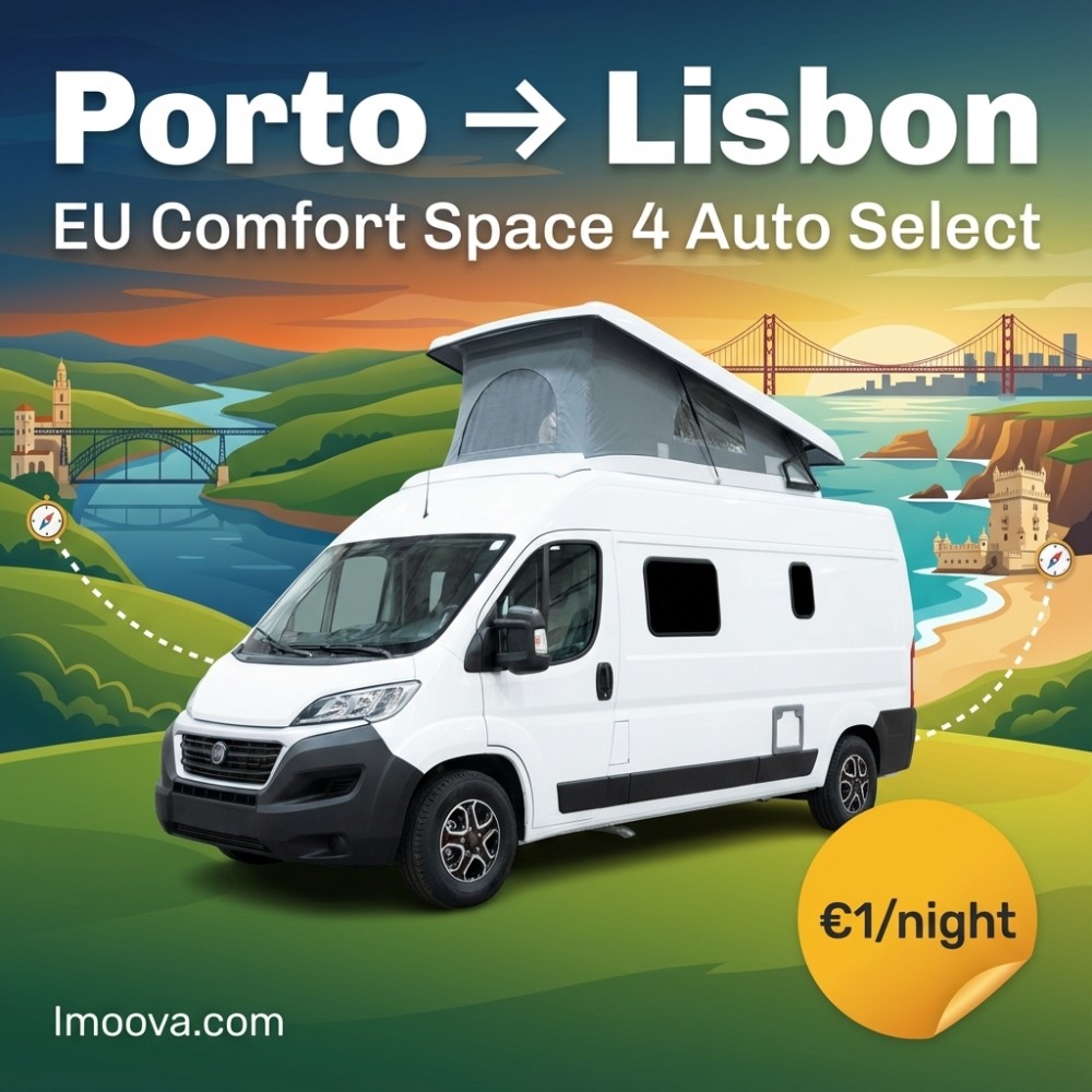 EU Comfort Space 4 Auto Select available for relocation from Porto to Lisbon