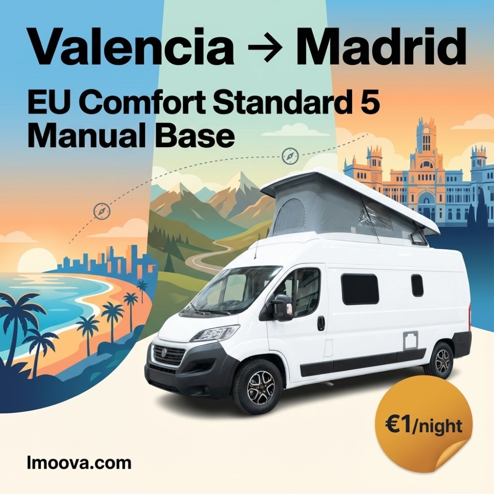 EU Comfort Standard 5 Manual Base available for relocation from Valencia to Madrid