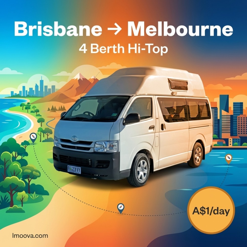 4 Berth Hi-Top available for relocation from Brisbane to Melbourne