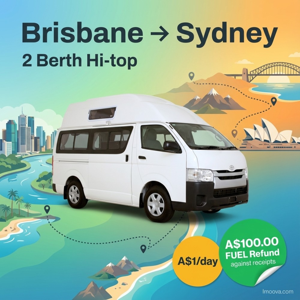 2 Berth Hi-top - Brisbane to Sydney