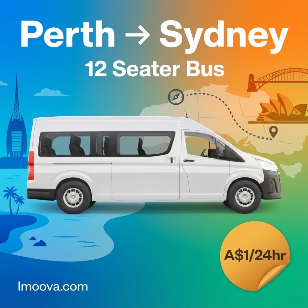 12 Seater Bus available for relocation from Perth to Sydney