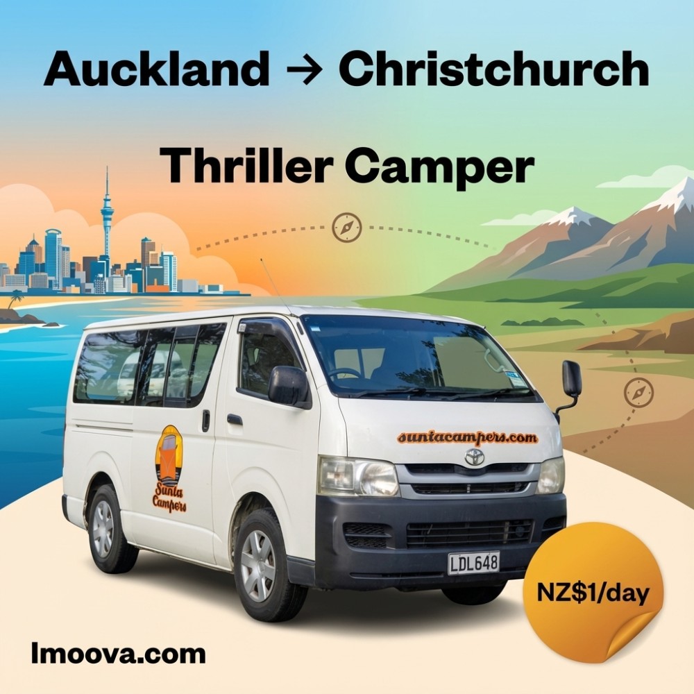 Auckland to Christchurch