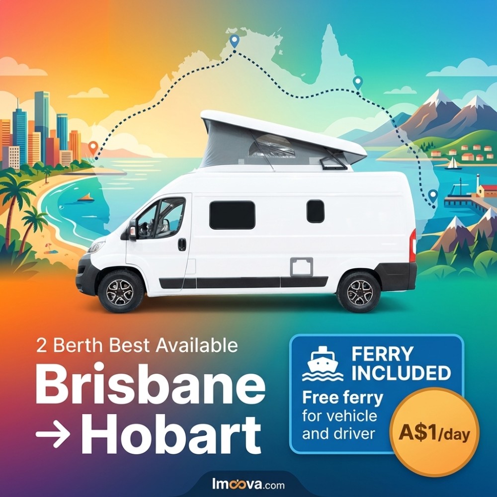 2 Berth Best Available available for relocation from Brisbane to Hobart