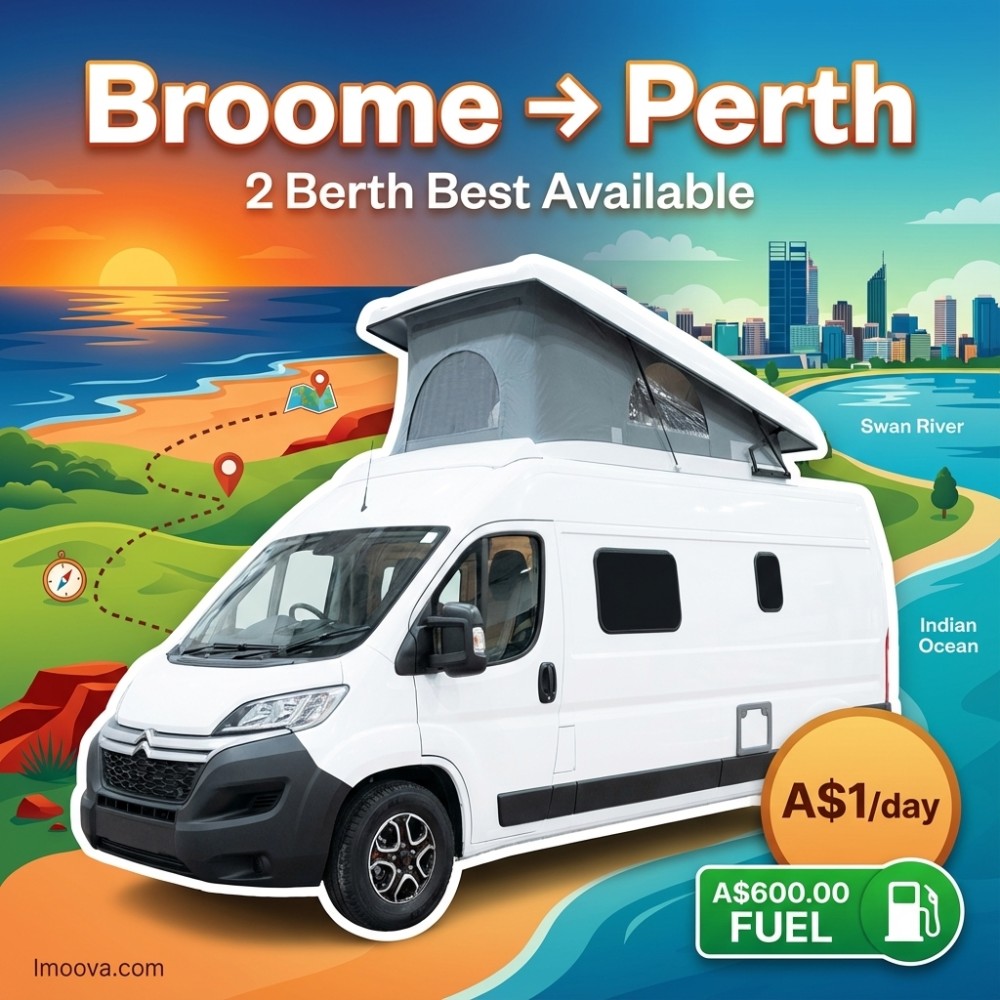2 Berth Best Available available for relocation from Broome to Perth