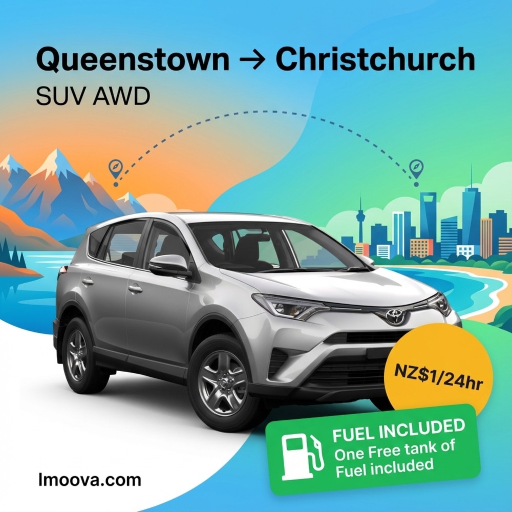 Queenstown to Christchurch